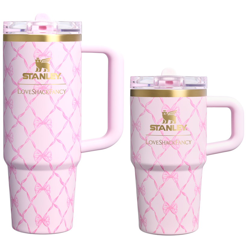 Stanley 1913 x LoveShackFancy Holiday The Quencher® Details ProTour Tumbler Set | 2-pack - Modern Essential Pack